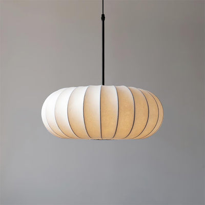 Verona Pendant Light – Wabi-Sabi Inspired Minimalist Fabric Hanging Lamp