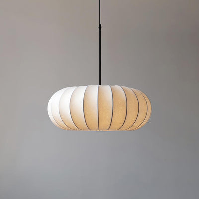 Verona Pendant Light – Wabi-Sabi Inspired Minimalist Fabric Hanging Lamp