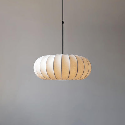 Verona Pendant Light – Wabi-Sabi Inspired Minimalist Fabric Hanging Lamp