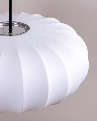 Verona Pendant Light – Wabi-Sabi Inspired Minimalist Fabric Hanging Lamp