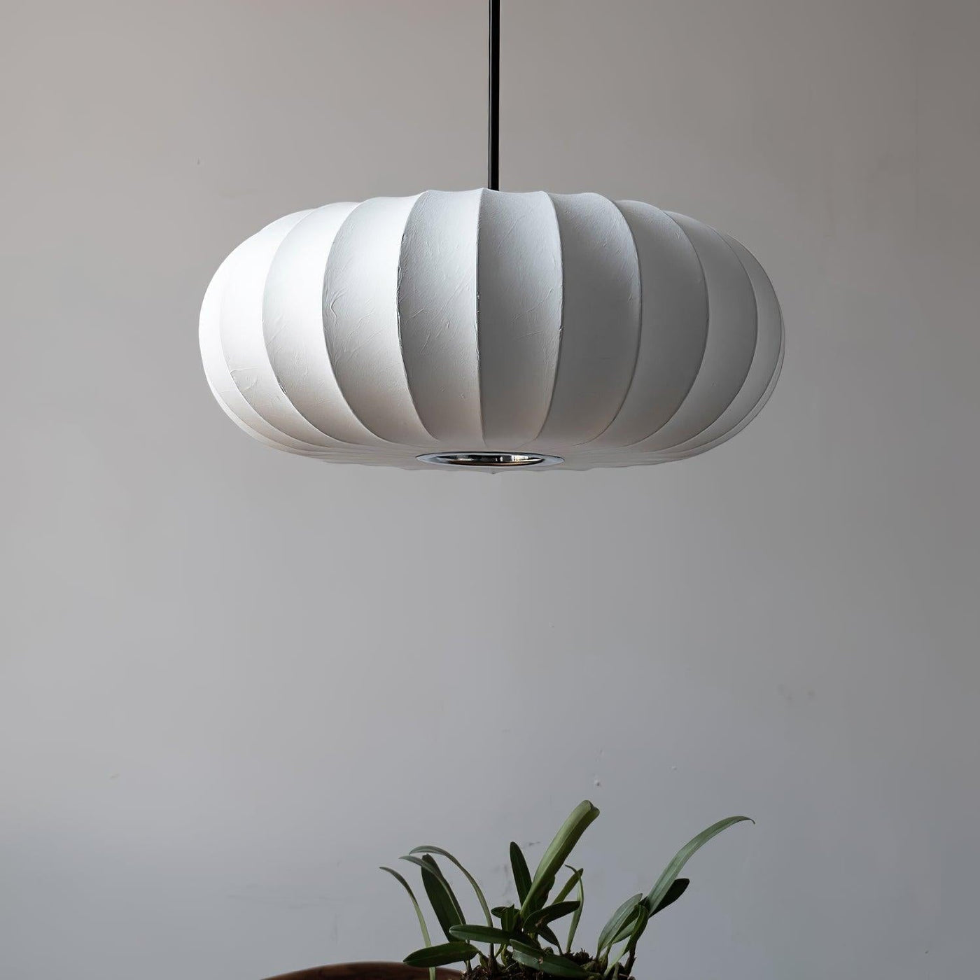 Verona Pendant Light – Wabi-Sabi Inspired Minimalist Fabric Hanging Lamp