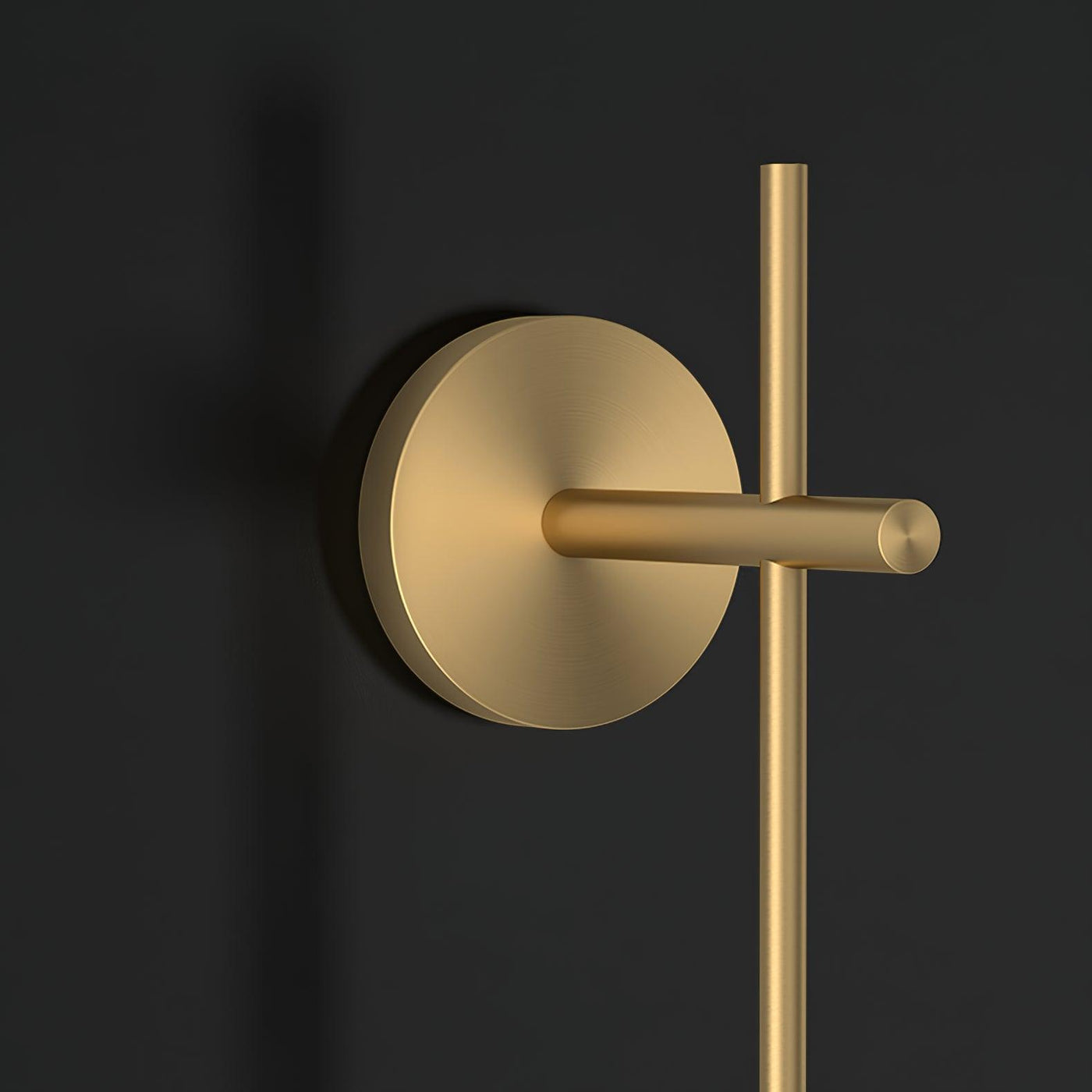 Vertical Globe Wall Light – Elegant Gold Wall Lamp with Frosted Glass Shade