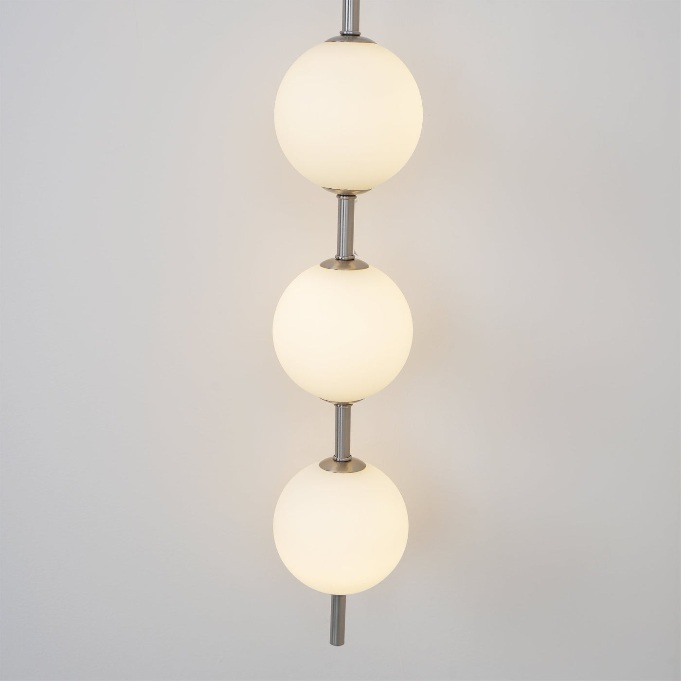 Vertical Globe Wall Light – Elegant Gold Wall Lamp with Frosted Glass Shade