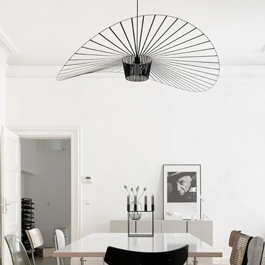 Rosland Vertigo Pendant Light – Elegant Hat-Inspired Design for a Sophisticated Interior