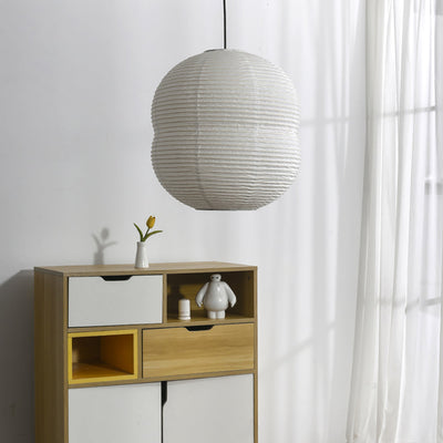 Washi Paper Mini Pendant Light – Handmade LED Lamp for Serene Ambiance