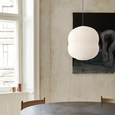 Washi Paper Mini Pendant Light – Handmade LED Lamp for Serene Ambiance