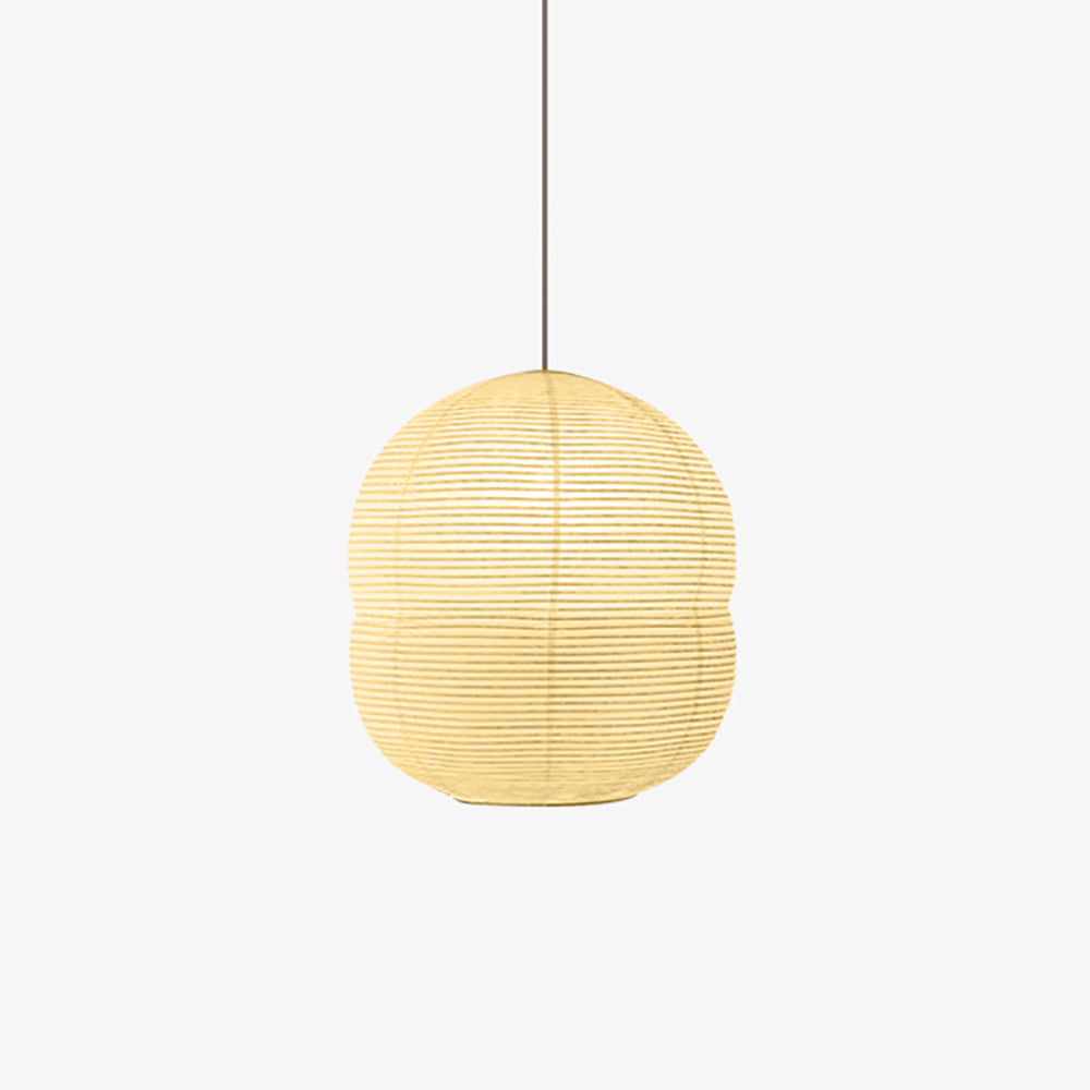 Washi Paper Mini Pendant Light – Handmade LED Lamp for Serene Ambiance