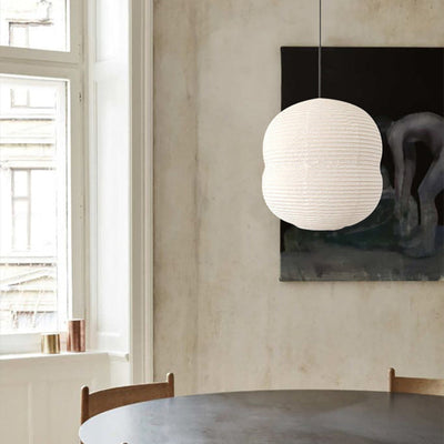 Washi Paper Mini Pendant Light – Handmade LED Lamp for Serene Ambiance