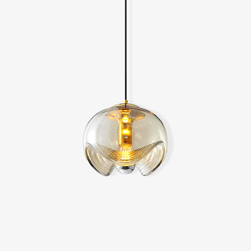 Wave Pendant Light – Elegant Nature-Inspired LED Ceiling Lamp
