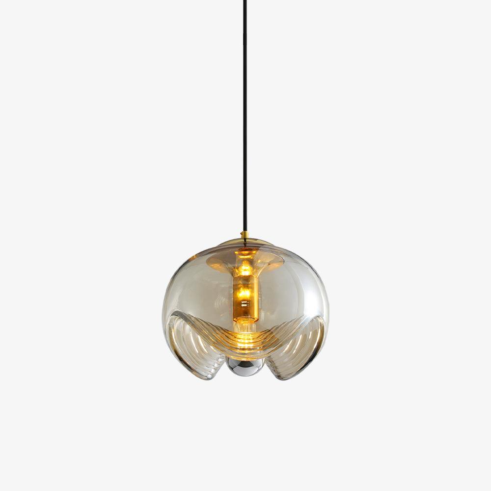 Wave Pendant Light – Elegant Nature-Inspired LED Ceiling Lamp