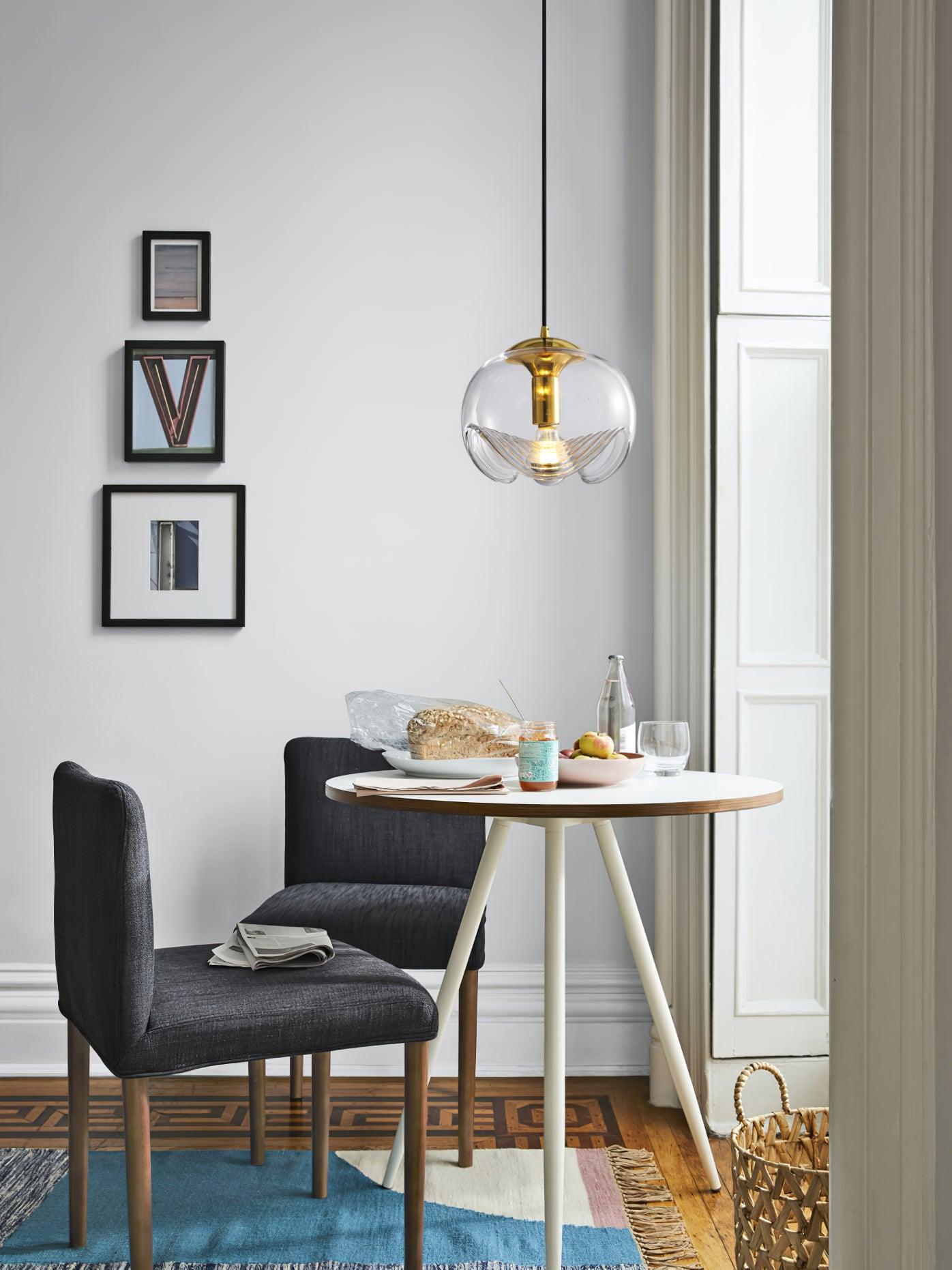 Wave Pendant Light – Elegant Nature-Inspired LED Ceiling Lamp