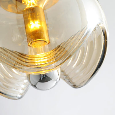 Wave Pendant Light – Elegant Nature-Inspired LED Ceiling Lamp