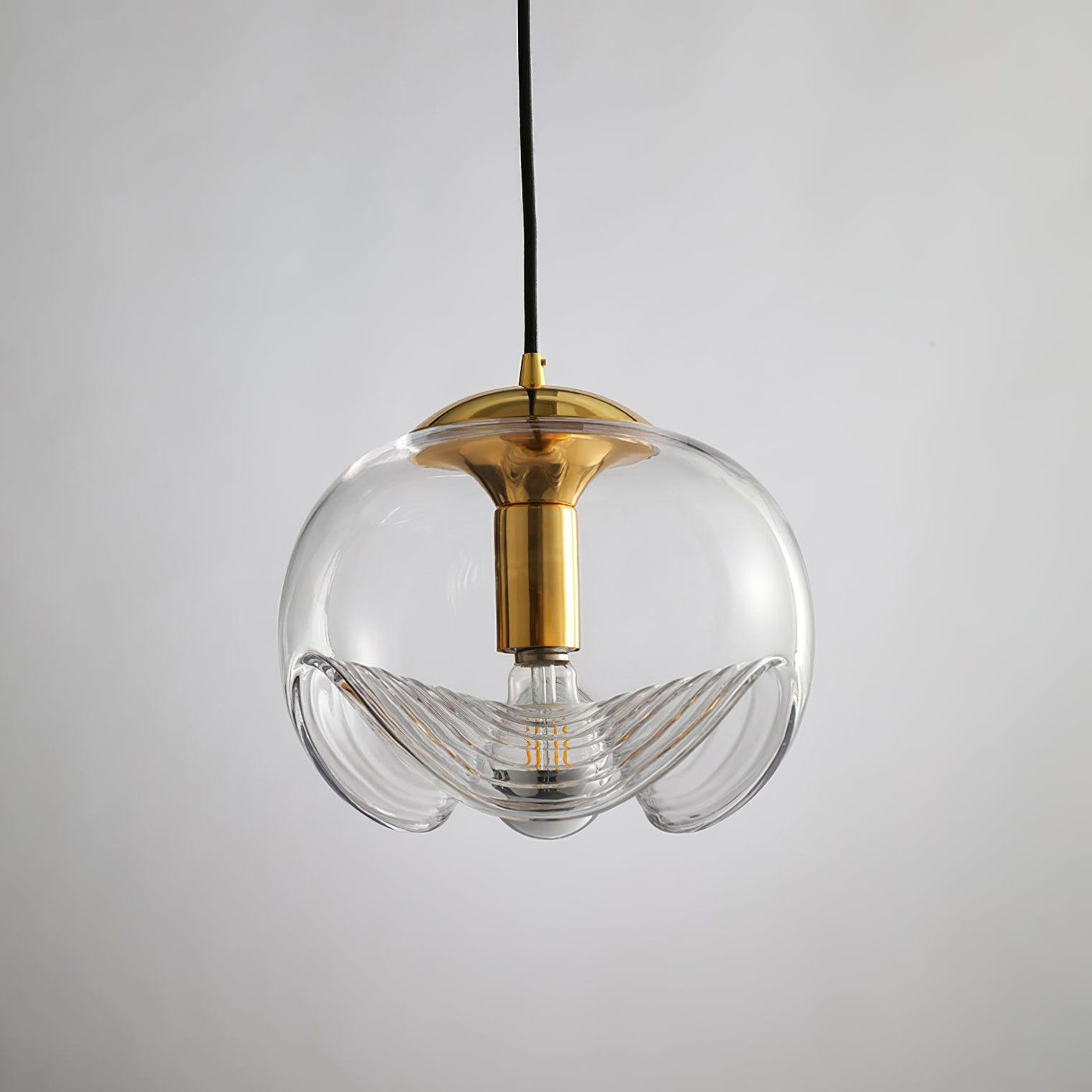 Wave Pendant Light – Elegant Nature-Inspired LED Ceiling Lamp