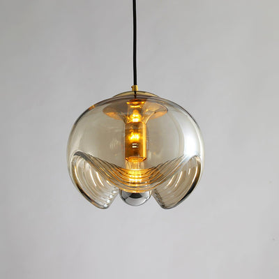 Wave Pendant Light – Elegant Nature-Inspired LED Ceiling Lamp