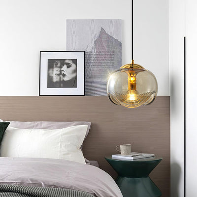 Wave Pendant Light – Elegant Nature-Inspired LED Ceiling Lamp