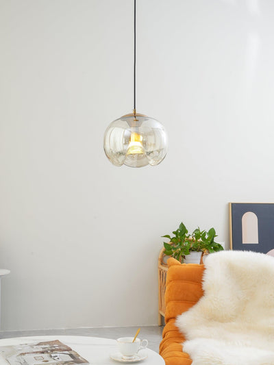 Wave Pendant Light – Elegant Nature-Inspired LED Ceiling Lamp