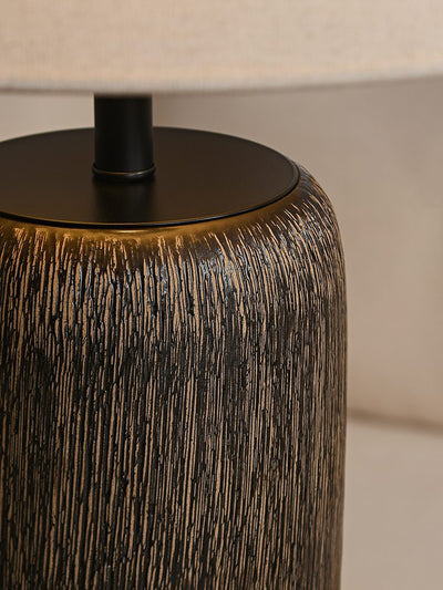 Weathered Wood Floor Lamp – Rustic Elegance with Timeless Charm
