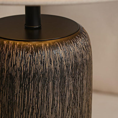 Weathered Wood Floor Lamp – Rustic Elegance with Timeless Charm