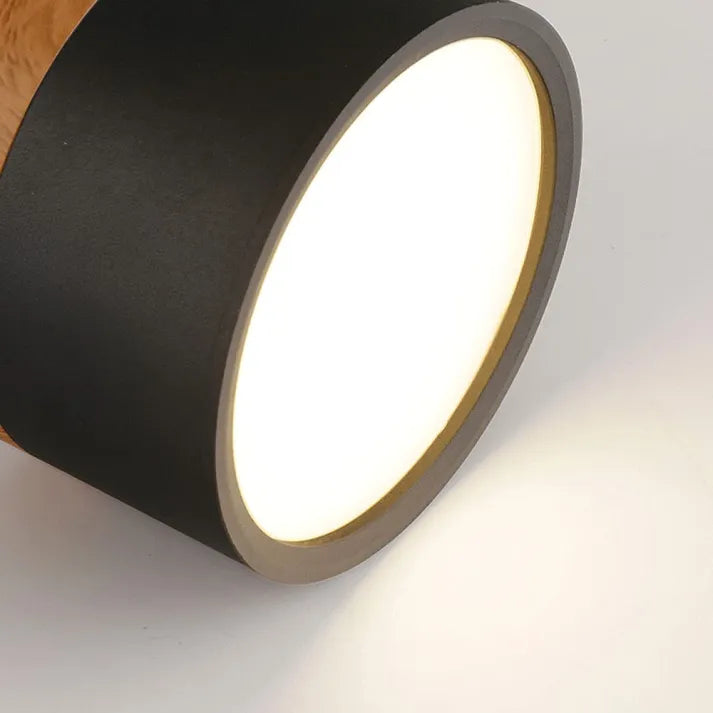 Nordic Cylinder LED Ceiling Light – Minimalist Flush Mount for Modern Hallways