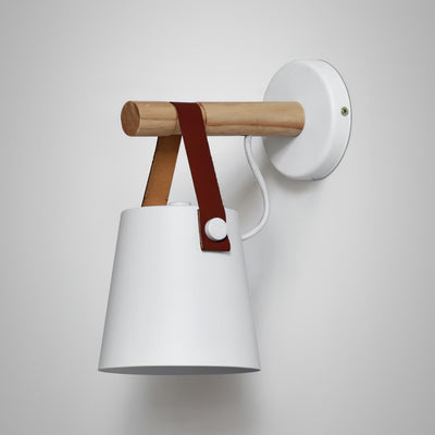 Nordic Cone Wood Wall Light – Elegant Scandinavian-Inspired LED Sconce