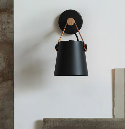Nordic Cone Wood Wall Light – Elegant Scandinavian-Inspired LED Sconce