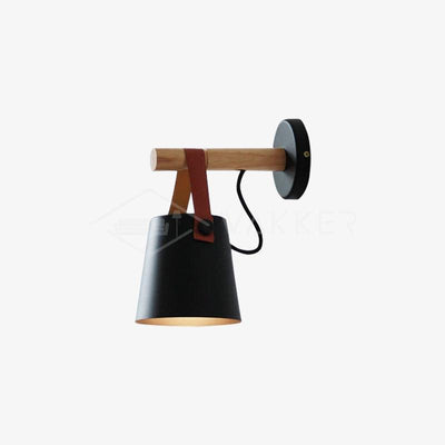 Nordic Cone Wood Wall Light – Elegant Scandinavian-Inspired LED Sconce