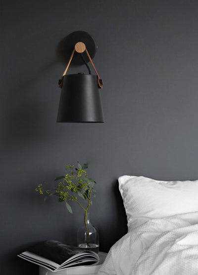 Nordic Cone Wood Wall Light – Elegant Scandinavian-Inspired LED Sconce