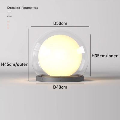 Moon-Shaped Outdoor Light – Elegant Pathway & Garden Illumination