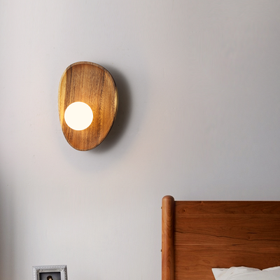 Natural Wood Wall Light – A Blend of Rustic Charm & Modern Simplicity