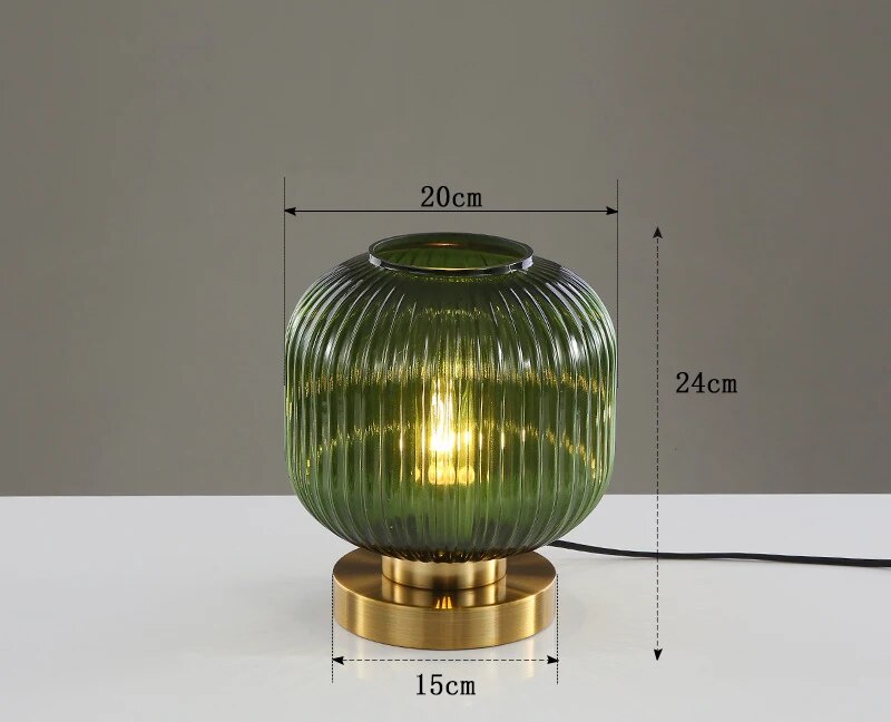 Krystal Lamp – Elegant Nordic Glass Table Lamp for Modern Interiors