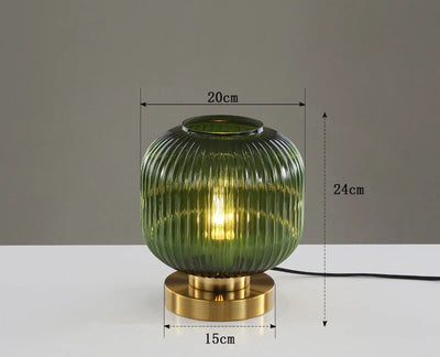 Krystal Lamp – Elegant Nordic Glass Table Lamp for Modern Interiors