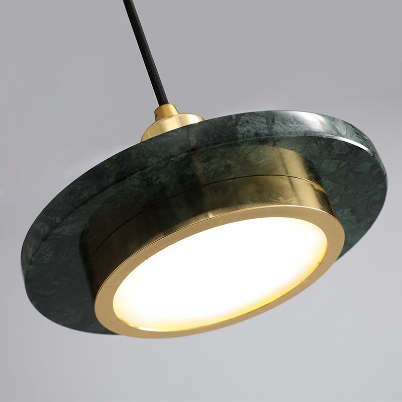 Modern Minimalist Marble Pendant Light – Elegant LED Ceiling Lamp