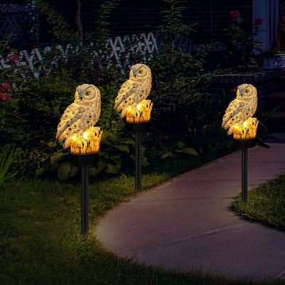 Solar Owl Garden Light – Charming & Weatherproof Outdoor LED Lamp