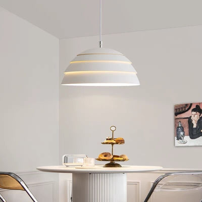 Modern Nordic Dome Pot Pendant Light – Minimalist LED Hanging Lamp for Stylish Interiors