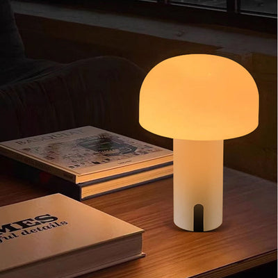 European Design Mushroom Lamp – Sleek & Wireless Touch-Control Table Light