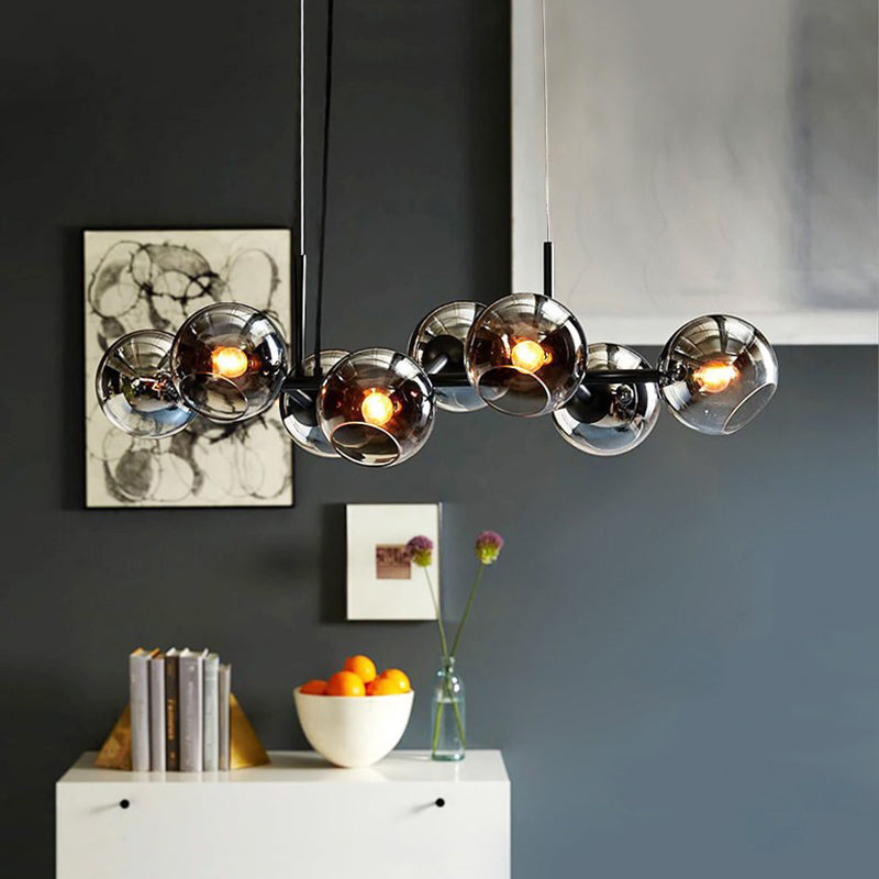 Modern Dining Table Chandelier – Sleek Minimalist LED Pendant Light