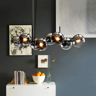 Modern Dining Table Chandelier – Sleek Minimalist LED Pendant Light