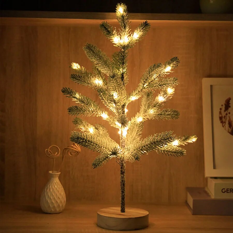 TwinklingTree™ Christmas Tree Night Light – 50cm LED Holiday Decor