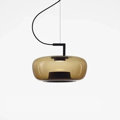 Modern LED Pendant Light – Minimalist Glass & Metal Design for Kitchens & Dining