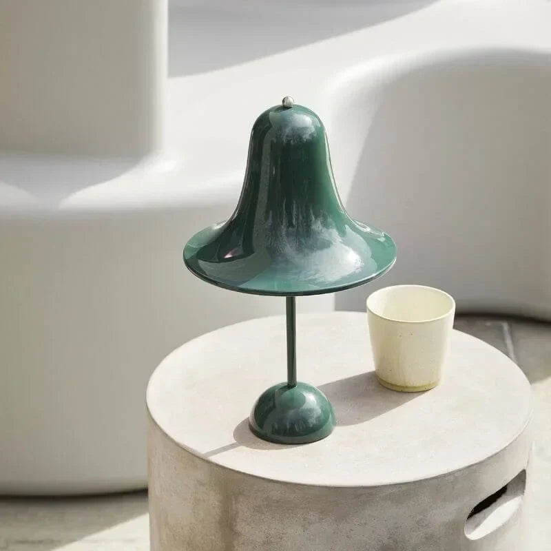 Portable Bell Lamp – Stylish & Rechargeable LED Table Light for Any Space