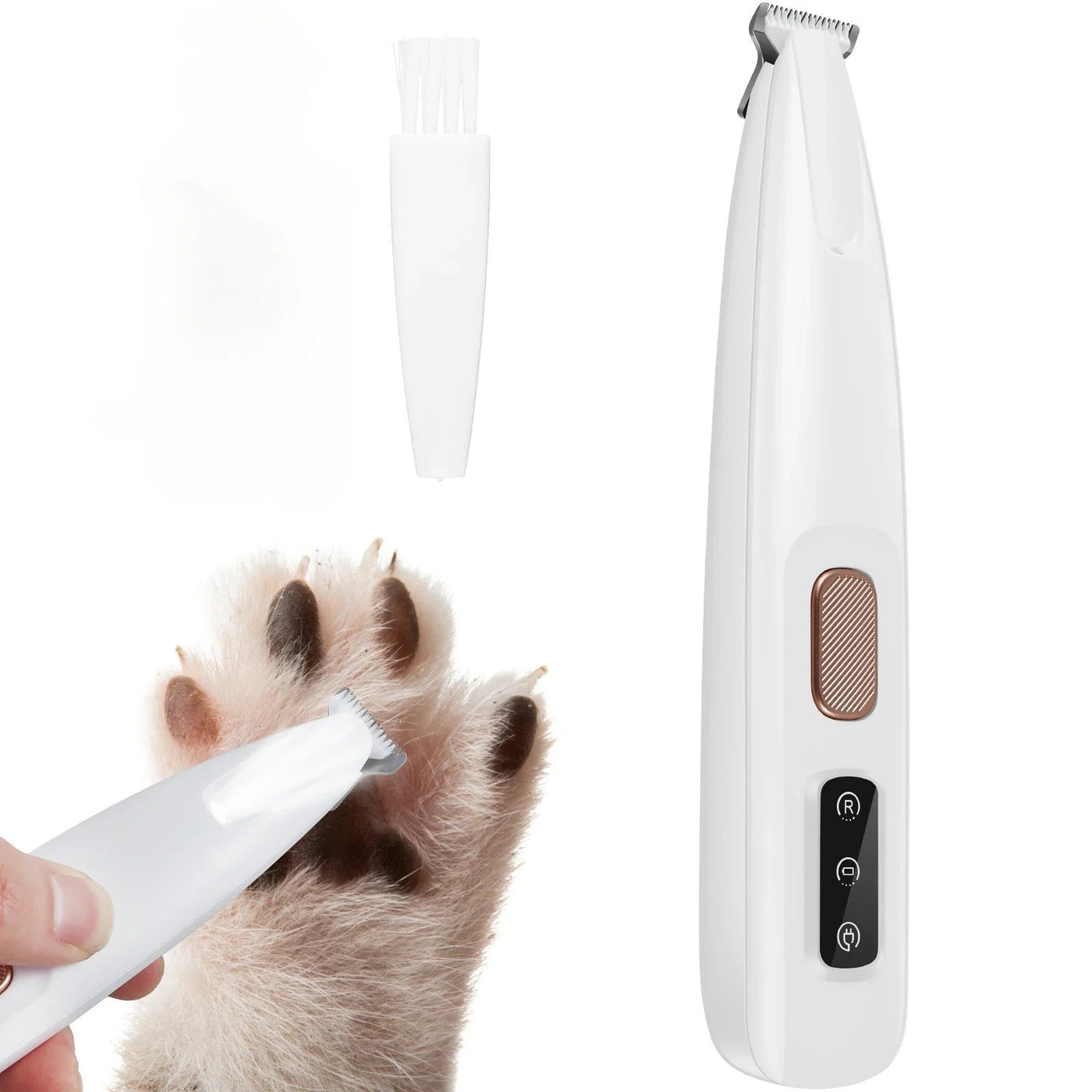 Silent Paw Trimmer – Precise Grooming for Your Pet with LED Light
