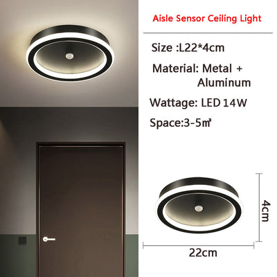 PIR Motion Sensor LED Ceiling Light – Hands-Free, Energy-Saving Design