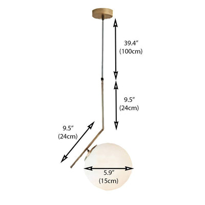 Elegant Drop Pendant Lights – Modern Brass Hanging Lamp for a Luxurious Touch