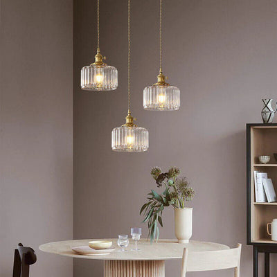 Vintage Crystal Pendant Light – Timeless Elegance in a Classic Glass Design