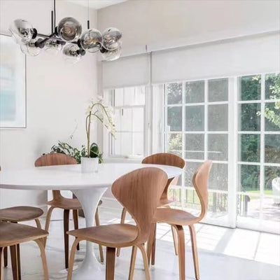 Nordic Glass Ball Chandelier – Modern Elegance with Timeless Charm