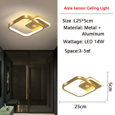 PIR Motion Sensor LED Ceiling Light – Hands-Free, Energy-Saving Design