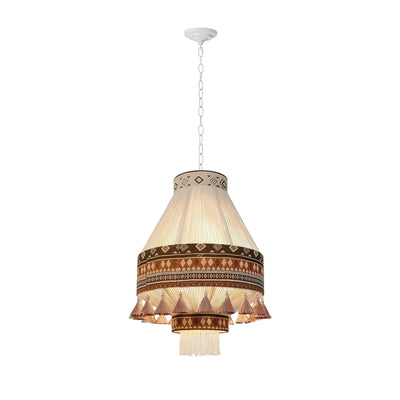 Bohemian Fringe Pendant Light – A Blend of Art and Elegance