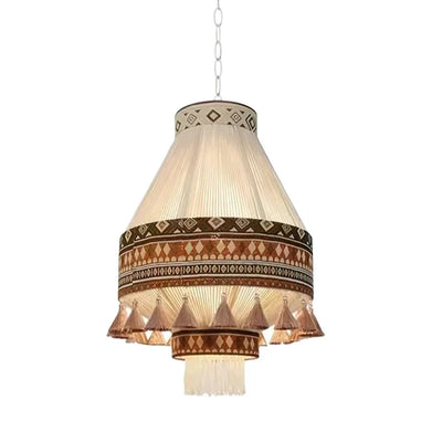 Bohemian Fringe Pendant Light – A Blend of Art and Elegance