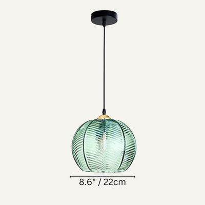 Aalin Pendant Light – Elegant Frosted Glass Hanging Lamp with Decorative Design