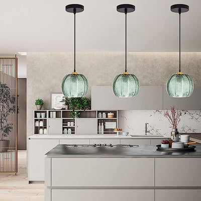Aalin Pendant Light – Elegant Frosted Glass Hanging Lamp with Decorative Design